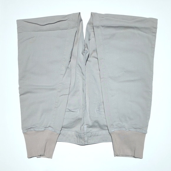 Paige Elson Mid Rise Slim Fit Soft Twill Trouser Jogger Pants Light Gray 27 - Picture 4 of 14